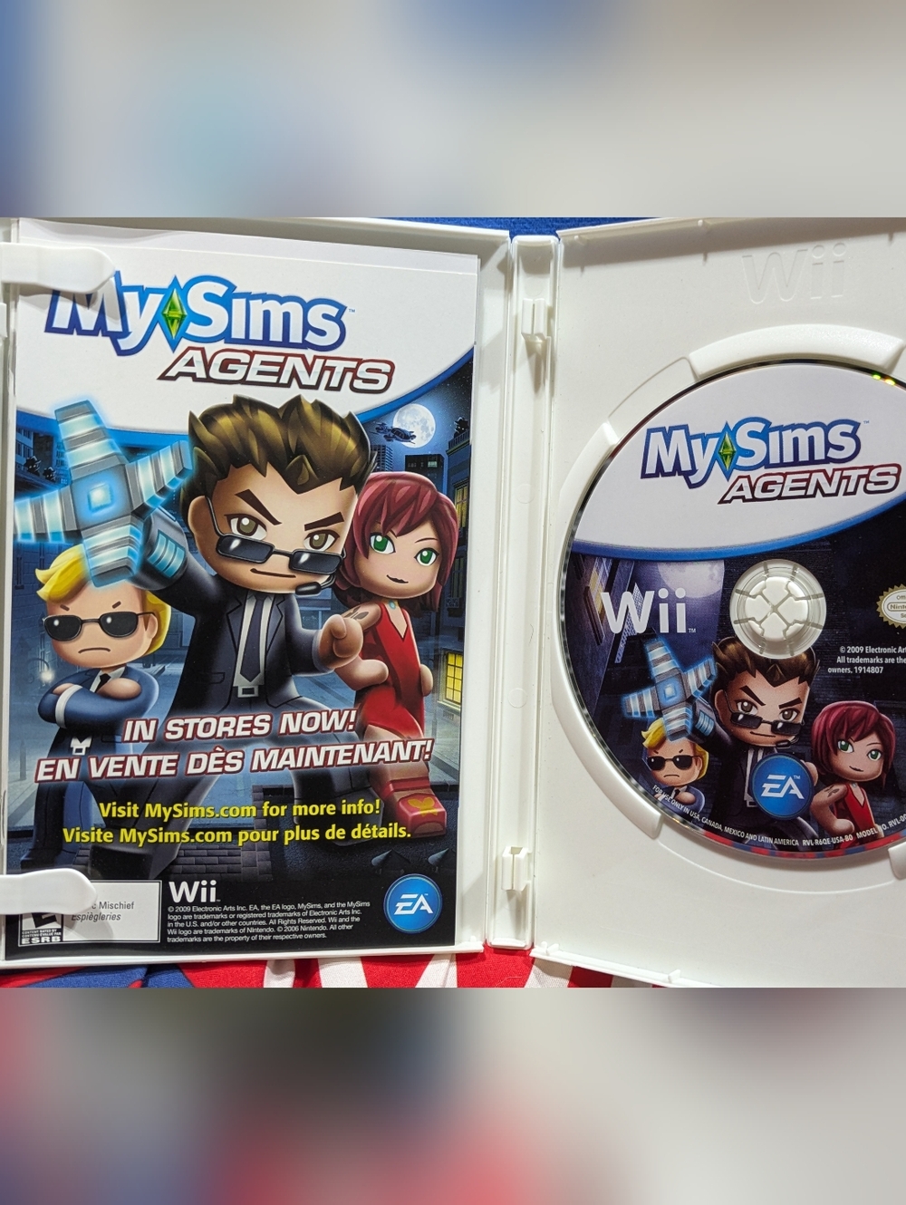 MY SIMS AGENT 🔥 NINTENDO WII Complete Game In Box | VG+ - Picture 4 of 5